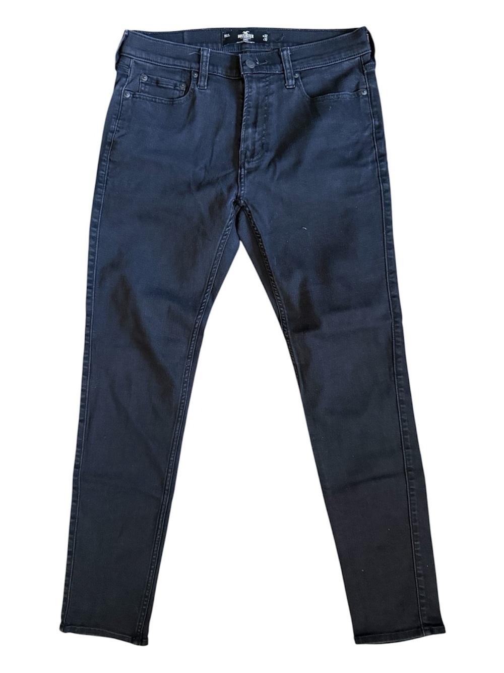 Hollister Men's Skinny Jeans in Dark Navy